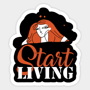 Start Living Sticker